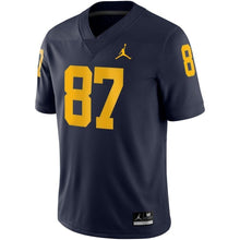 Load image into Gallery viewer, Devin Funchess Michigan Wolverines Jordan Brand Game Jersey – Navy