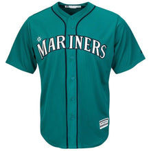 Load image into Gallery viewer, Felix Hernandez Seattle Mariners Majestic Cool Base Player Jersey - Northwest Green