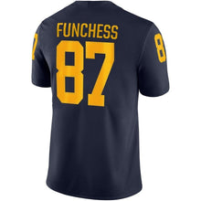 Load image into Gallery viewer, Devin Funchess Michigan Wolverines Jordan Brand Game Jersey – Navy