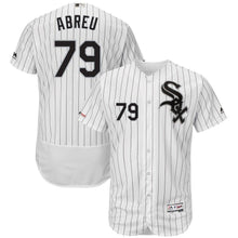 Load image into Gallery viewer, Jose Abreu Chicago White Sox Majestic Alternate Flex Base Collection Player Jersey - Black/White