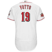 Load image into Gallery viewer, Joey Votto Cincinnati Reds Majestic Home Flex Base Player Jersey – White