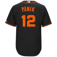 Load image into Gallery viewer, Joe Panik San Francisco Giants Majestic Alternate 2017 Cool Base Player Jersey - Black