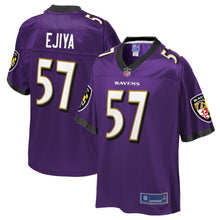 Load image into Gallery viewer, EJ Ejiya Baltimore Ravens NFL Pro Line Team Player Jersey - Purple
