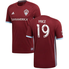 Load image into Gallery viewer, Jack Price Colorado Rapids 2018 Primary Player Jersey – Burgundy