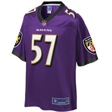 Load image into Gallery viewer, EJ Ejiya Baltimore Ravens NFL Pro Line Team Player Jersey - Purple