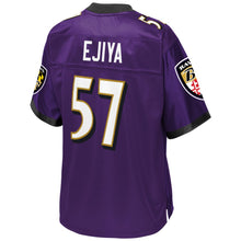 Load image into Gallery viewer, EJ Ejiya Baltimore Ravens NFL Pro Line Team Player Jersey - Purple
