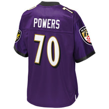 Load image into Gallery viewer, Ben Powers Baltimore Ravens NFL Pro Line Player Jersey - Purple