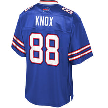 Load image into Gallery viewer, Dawson Knox Buffalo Bills NFL Pro Line Player Jersey - Royal