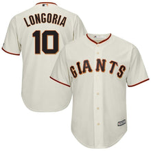 Load image into Gallery viewer, Evan Longoria San Francisco Giants Majestic Alternate Cool Base Player Jersey – Black