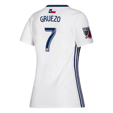 Load image into Gallery viewer, Carlos Gruezo FC Dallas Women's 2019 Secondary Player Jersey – White