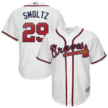 Load image into Gallery viewer, John Smoltz Atlanta Braves Majestic 2019 Home Cool Base Player Jersey – White