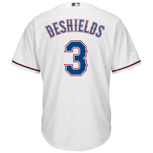 Load image into Gallery viewer, Delino DeShields Texas Rangers Majestic Cool Base Home Player Jersey - White