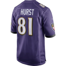 Load image into Gallery viewer, Hayden Hurst Baltimore Ravens Nike Game Jersey - Purple