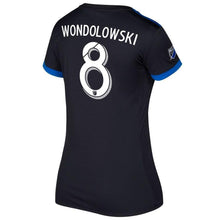 Load image into Gallery viewer, Chris Wondolowski San Jose Earthquakes Women's 2017/18 Primary Jersey - Black