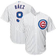 Load image into Gallery viewer, Javier Baez Chicago Cubs Majestic Alternate Official Cool Base Player Jersey - Royal/White