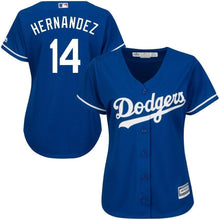 Load image into Gallery viewer, Enrique Hernandez Los Angeles Dodgers Majestic Women's Cool Base Player Jersey -Royal