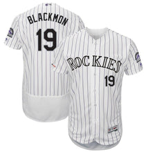 Load image into Gallery viewer, Charlie Blackmon Colorado Rockies Majestic Home Flex Base Collection Player Jersey – White