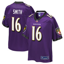 Load image into Gallery viewer, Jaylen Smith Baltimore Ravens NFL Pro Line Team Player Jersey - Purple