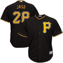 Load image into Gallery viewer, Jon Jaso Pittsburgh Pirates Majestic Alternate Cool Base Player Jersey - Black