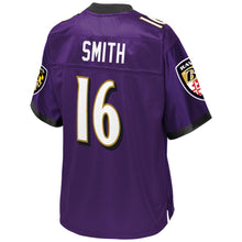 Load image into Gallery viewer, Jaylen Smith Baltimore Ravens NFL Pro Line Team Player Jersey - Purple