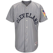Load image into Gallery viewer, Jason Kipnis Cleveland Indians Majestic 1917 Turn Back the Clock Player Jersey - Gray