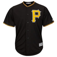 Load image into Gallery viewer, Jon Jaso Pittsburgh Pirates Majestic Alternate Cool Base Player Jersey - Black