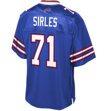 Load image into Gallery viewer, Jeremiah Sirles Buffalo Bills NFL Pro Line Primary Player Jersey - Royal