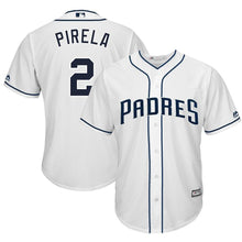 Load image into Gallery viewer, Jose Pirela San Diego Padres Majestic Home Cool Base Player Jersey – White