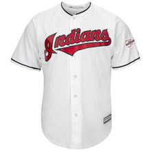 Load image into Gallery viewer, Cleveland Indians Majestic Home 2019 All-Star Game Patch Cool Base Custom Jersey – White