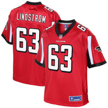 Load image into Gallery viewer, Chris Lindstrom Atlanta Falcons NFL Pro Line Team Player Jersey - Red