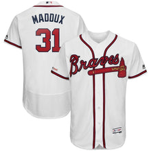 Load image into Gallery viewer, Greg Maddux Atlanta Braves Majestic 2019 Home Collection Flex Base Player Jersey – White
