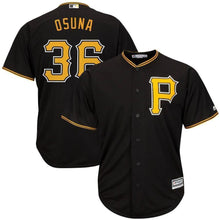 Load image into Gallery viewer, Jose Osuna Pittsburgh Pirates Majestic Alternate Cool Base Replica Player Jersey - Black