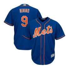 Load image into Gallery viewer, Brandon Nimmo New York Mets Majestic Official Cool Base Player Jersey - Royal/White