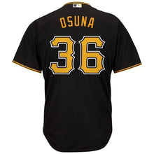 Load image into Gallery viewer, Jose Osuna Pittsburgh Pirates Majestic Alternate Cool Base Replica Player Jersey - Black
