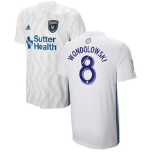 Load image into Gallery viewer, Chris Wondolowski San Jose Earthquakes 2018 Secondary Player Jersey – White