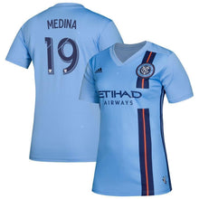 Load image into Gallery viewer, Jesus Medina New York City FC Women's 2019 Primary Player Jersey - Blue