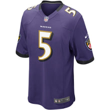 Load image into Gallery viewer, Joe Flacco Baltimore Ravens Nike Game Jersey - Purple