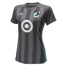 Load image into Gallery viewer, Ethan Finlay Minnesota United FC Women's 2018 Primary Player Jersey – Gray