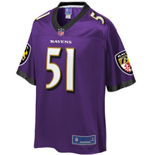 Load image into Gallery viewer, Aaron Adeoye Baltimore Ravens NFL Pro Line Team Player Jersey - Purple