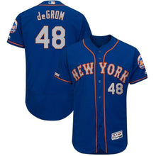 Load image into Gallery viewer, Jacob deGrom New York Mets Majestic Collection Alternate Flex Base Player Jersey – Royal