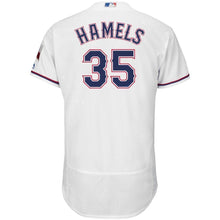 Load image into Gallery viewer, Cole Hamels Texas Rangers Majestic Home Flex Base Collection Player Jersey - White