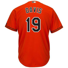 Load image into Gallery viewer, Chris Davis Baltimore Orioles Majestic Alternate Official Cool Base Player Jersey - Orange/White