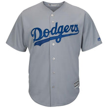 Load image into Gallery viewer, Corey Seager Los Angeles Dodgers Majestic Official Cool Base Player Jersey - White/Grey