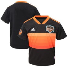 Load image into Gallery viewer, Houston Dynamo Toddler 2018 Secondary Jersey – Black/Orange