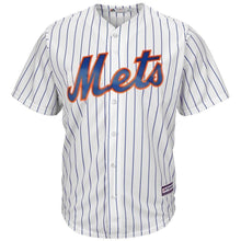 Load image into Gallery viewer, Jacob deGrom New York Mets Majestic Big &amp; Tall Official Cool Base Player Jersey - White/Royal