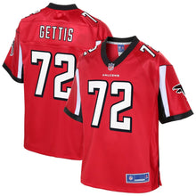 Load image into Gallery viewer, Adam Gettis Atlanta Falcons NFL Pro Line Team Player Jersey - Red