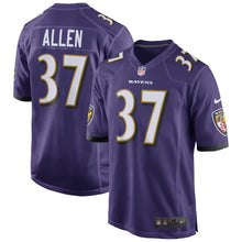 Load image into Gallery viewer, Javorius Allen Baltimore Ravens Nike Game Jersey - Purple