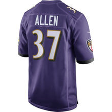 Load image into Gallery viewer, Javorius Allen Baltimore Ravens Nike Game Jersey - Purple