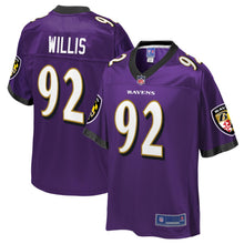 Load image into Gallery viewer, Gerald Willis Baltimore Ravens NFL Pro Line Team Player Jersey - Purple