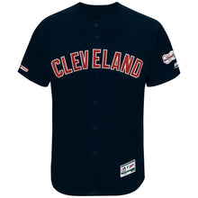Load image into Gallery viewer, Francisco Lindor Cleveland Indians Majestic Alternate 2019 All-Star Game Patch Flex Base Player Jersey – Navy